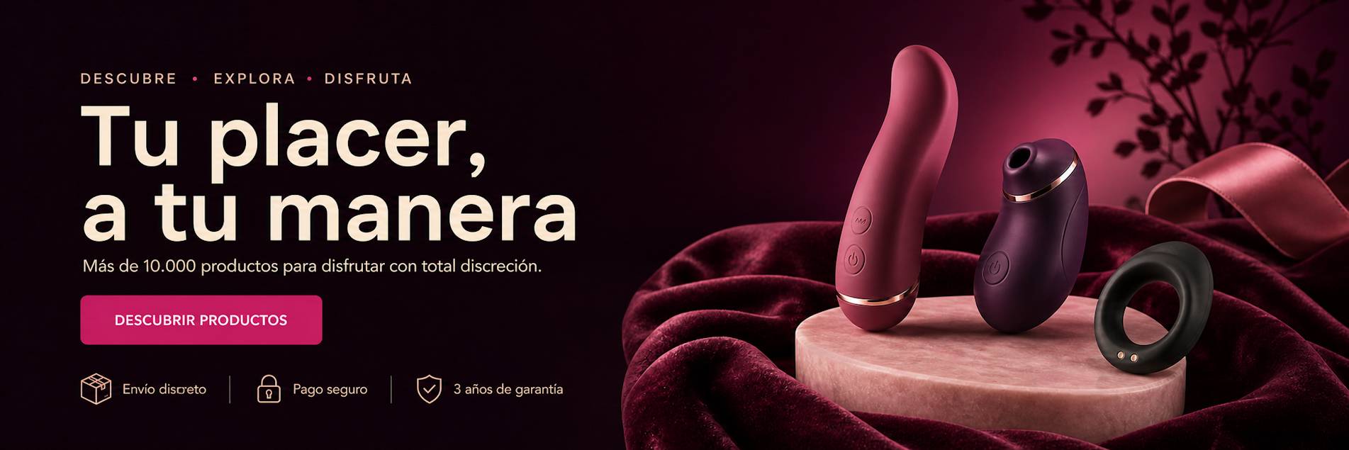 Tu placer, a tu manera: descubre productos eróticos con envío discreto